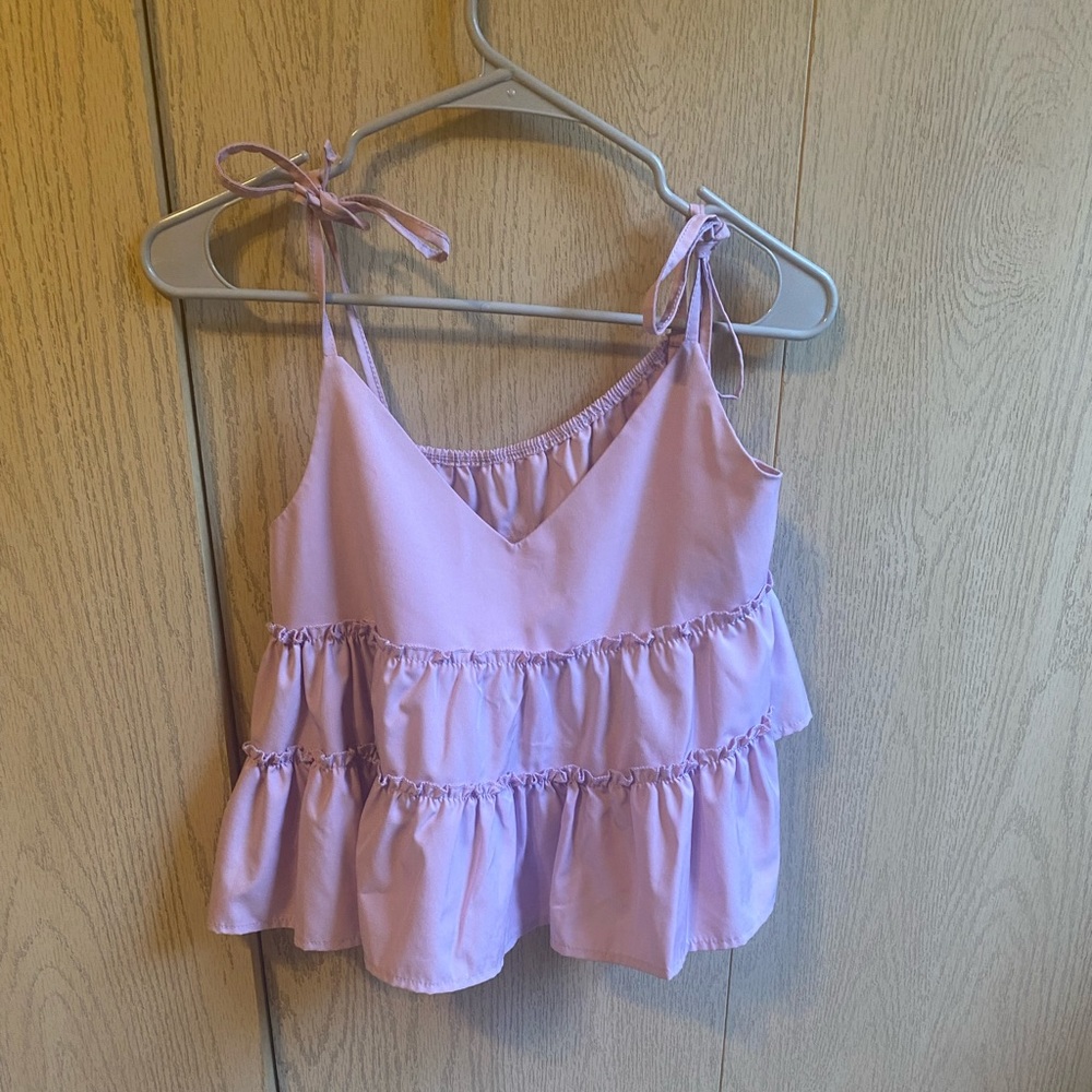 SHEIN purple tank top